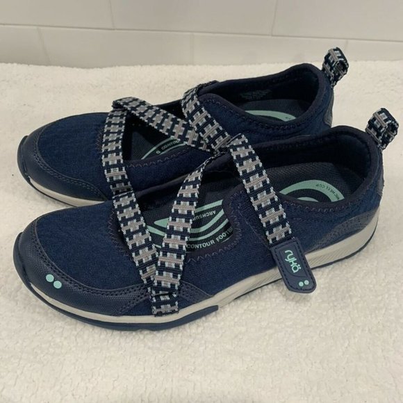 Ryka Kailee Size 7 Women's Comfort Blue Shoes - Picture 3 of 8